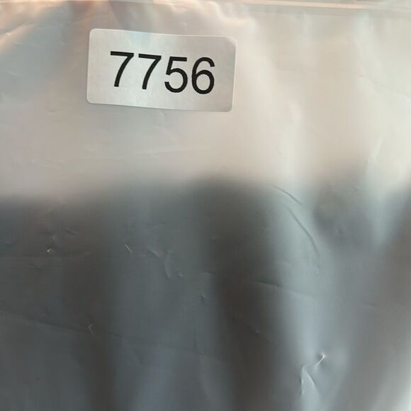 NWOT Plus Size Black Polyester Pants Flare Leg Elastic Waist - Size 5x fits 3X - Picture 7 of 7